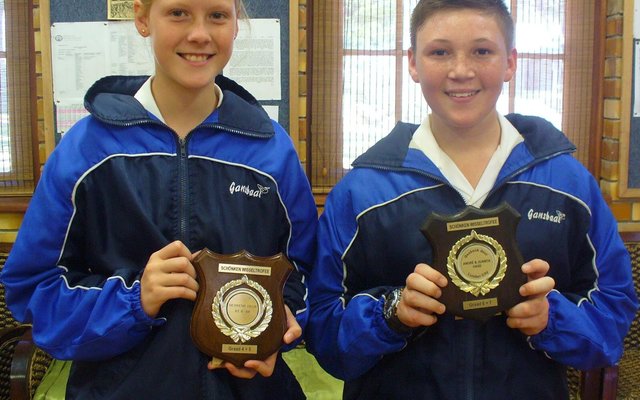 Schonken Trofee vir Intersen Fase :IntermediÃªre Fase -  Mia van Eeden, Senior Fase â€“ Shaun Prinsloo